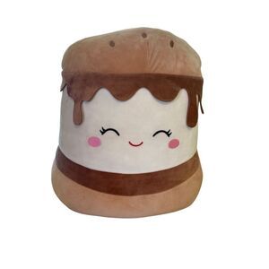 Kellytoy Original Squishmallow 16” Plush Carmelita the S'more